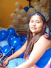 girl with balloons